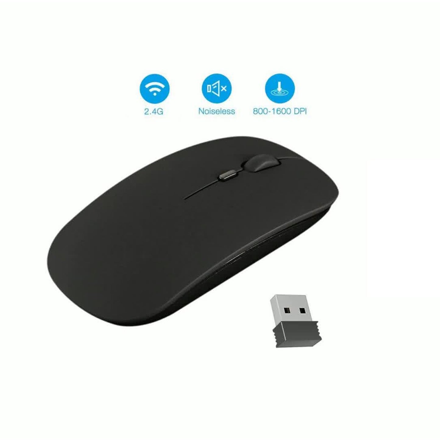 6077 Wireless Mouse For Laptoppcmacipad Procomputer Default Title - Anthro Bazaar