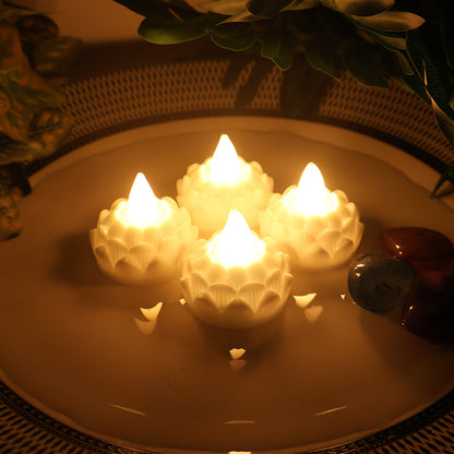 Floating Lotus LED Candles – Elegant, Safe & Hassle-Free Decor