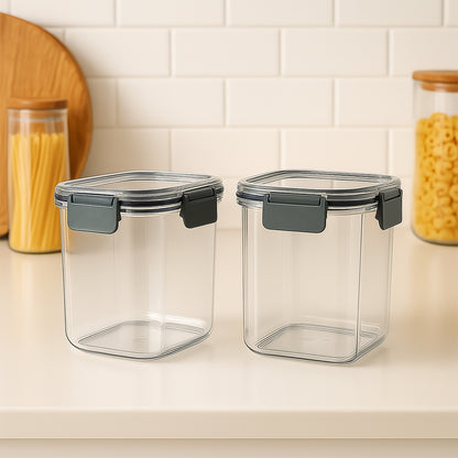 Apex Press N Lock Airtight Food Storage Container Set (2pc900ml) Approx Default Title - Anthro Bazaar