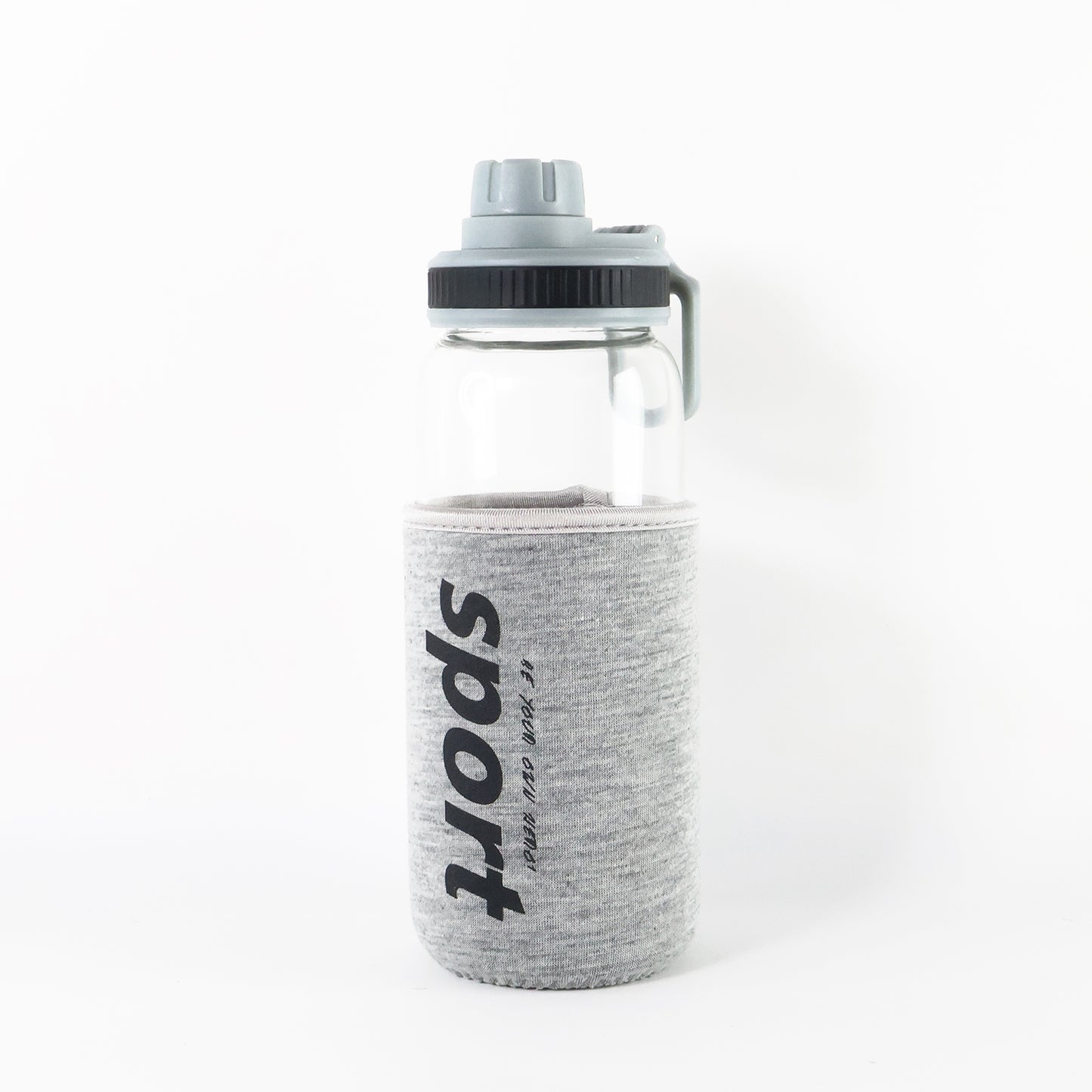 Sports Water Bottle With Protective Sleeve - (1 Pc | 700 Ml)