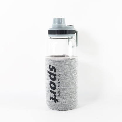 Sports Water Bottle With Protective Sleeve - (1 Pc | 700 Ml)