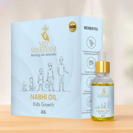 Ved Sanjeevani Nabhi Oil For Kids Growth (30ml 1 Pc) Default Title - Anthro Bazaar