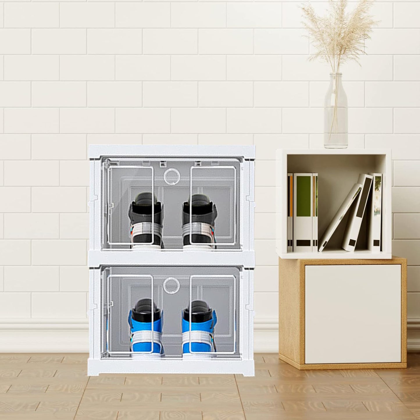 Stackable Multifunctional Storage For Clothes Foldable Drawer Shelf Basket Utility Cart Rack Storage Organizer Cart For Kitchen Pantry Closet Bedroom Bathroom Laundry (2 Layer 1 Pc) Default Title - Anthro Bazaar