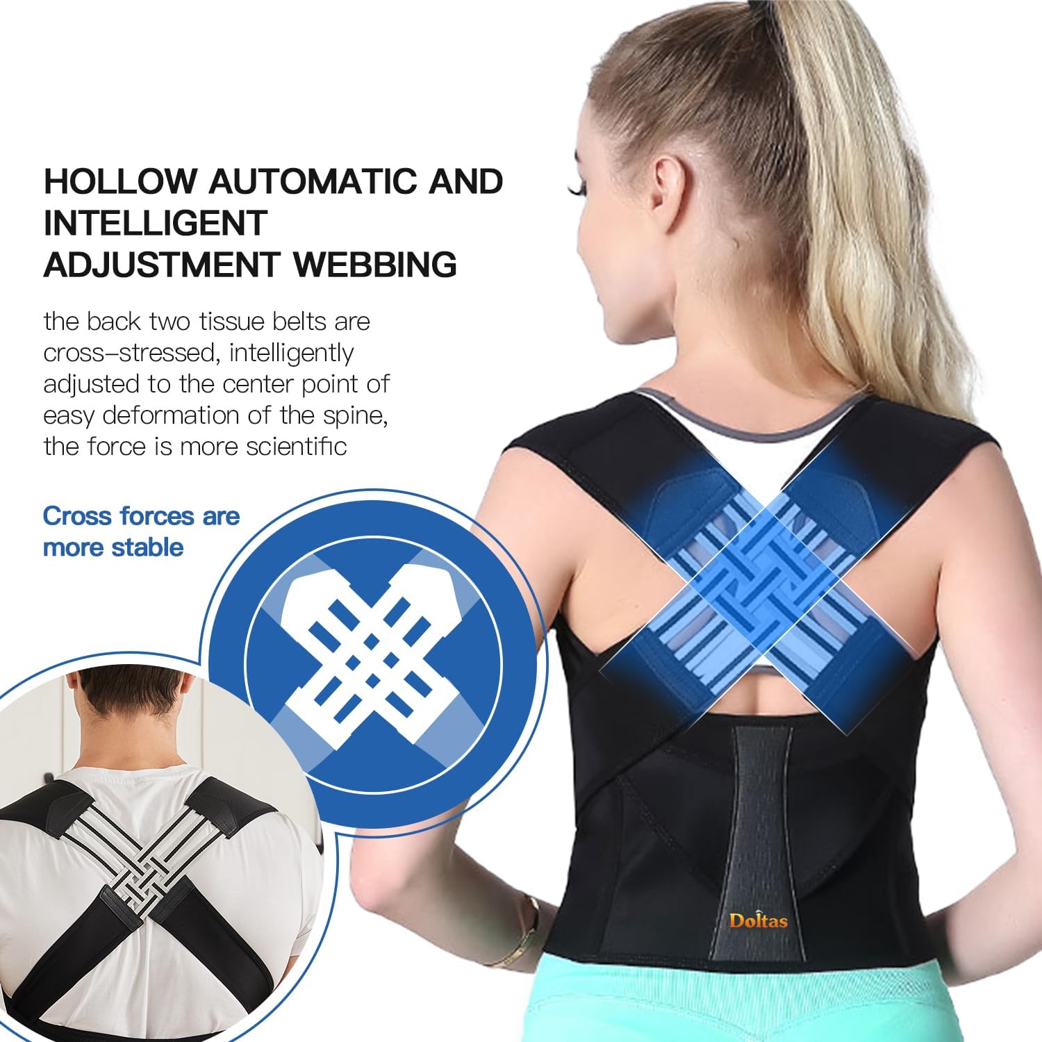 SpineAlign™ Adjustable Posture Corrector Default Title - Anthro Bazaar