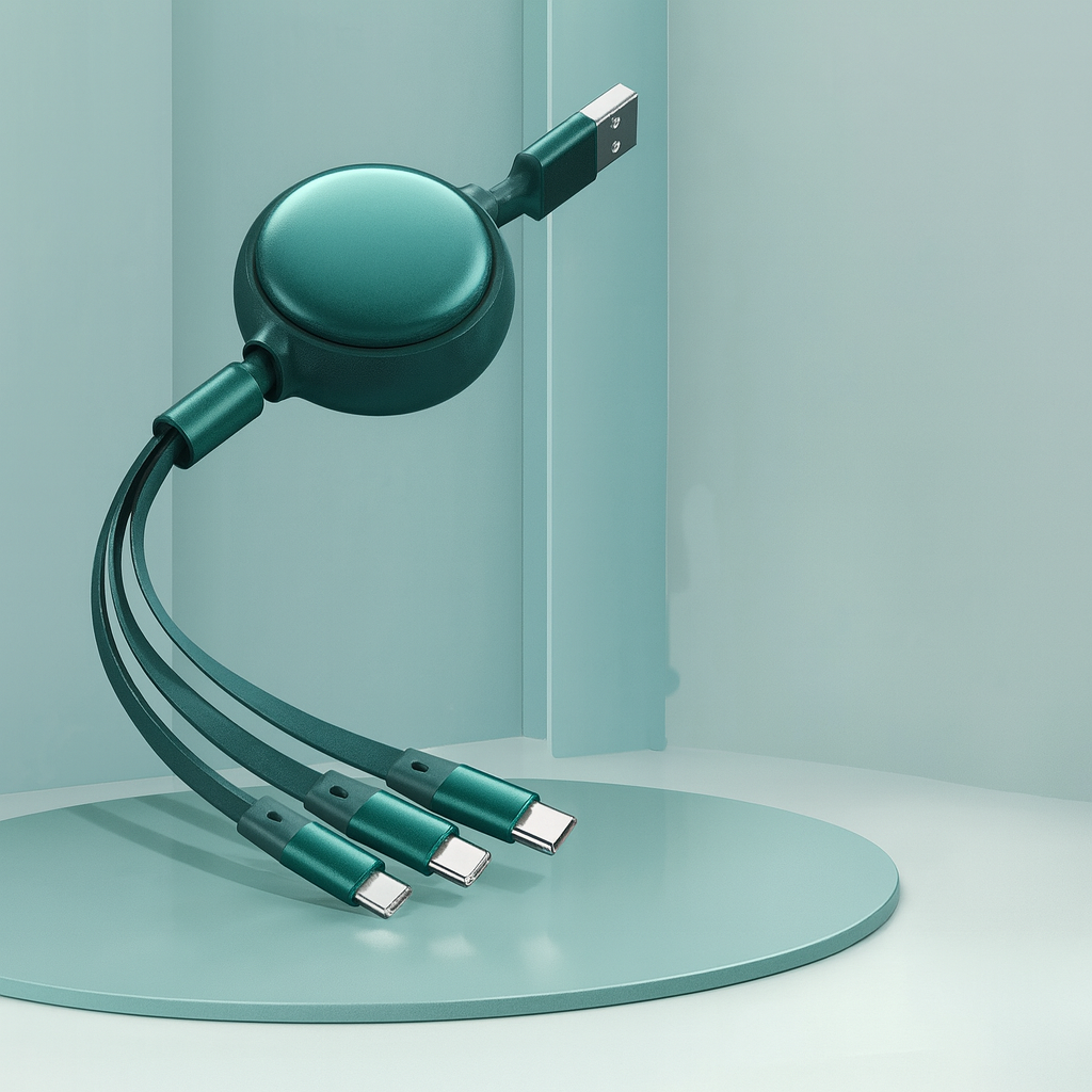 UniFlex™ 3-in-1 Retractable USB Cable Default Title - Anthro Bazaar