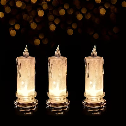 Acrylic LED Flameless Candle (1 Pc)