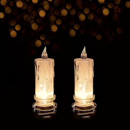Acrylic LED Flameless Candle (1 Pc)