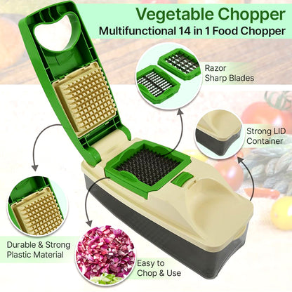 Supermom Quick Nicer Dicer Multipurpose Vegetable Fruit Chopper Default Title - Anthro Bazaar