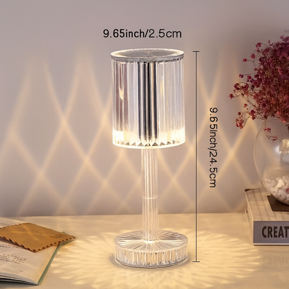 LumiCrystal™ Touch Control Table Lamp – 5 Colors & 3 Brightness Mode