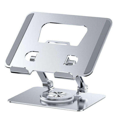 Adjustable Aluminum Alloy Tablet Stand - Portable 360 Rotating Ergonomic Support
