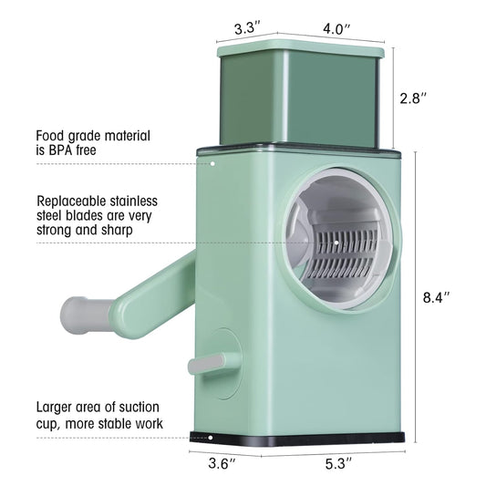 Stainless Steel Vegetable Chopper – Slice, Dice & Grate Like a Pro!