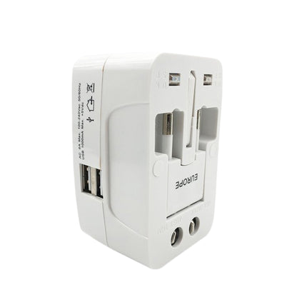 Universal Travel Adapter With Dual Usb Chargeing Ports