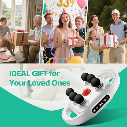 Massage Device with 6 Heads for better Relaxation.