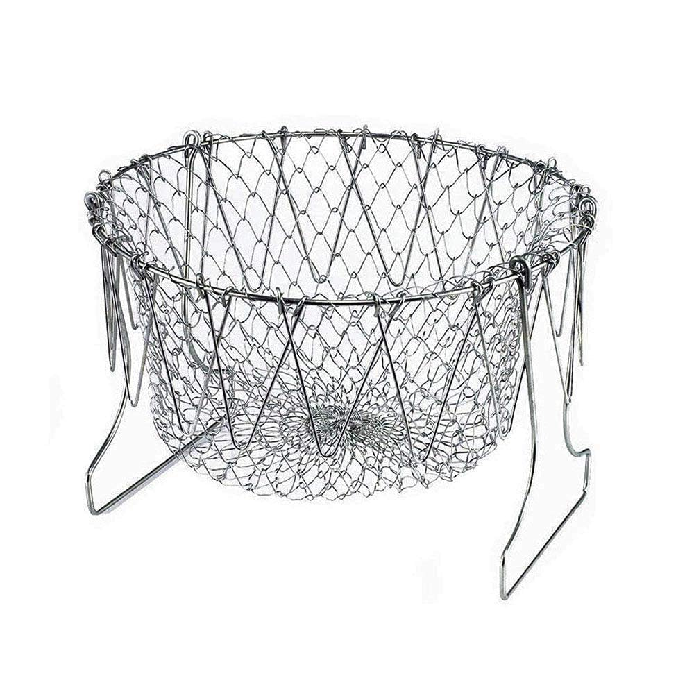 Stainless Steel Foldable Strainer - Chef Basket