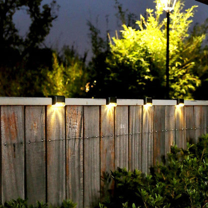 Solar Decorative Lights for Garden, Patio, Fence & Stairs | Waterproof Outdoor LED [4 Pcs]