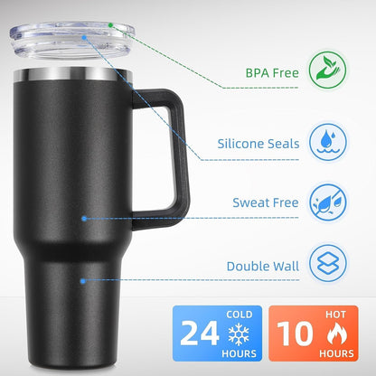 Premium 1200 ML Stainless Steel Travel Mug – Stay Hot, Stay Cool