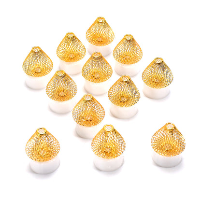 6551 12pcs Flameless And Smokeless Decorative Candles Acrylic Led Tea Light Candle For Gifting House Light For Balcony Room Birthday Christmas Festival Events Decor Candles (12 Pieces) Default Title - Anthro Bazaar