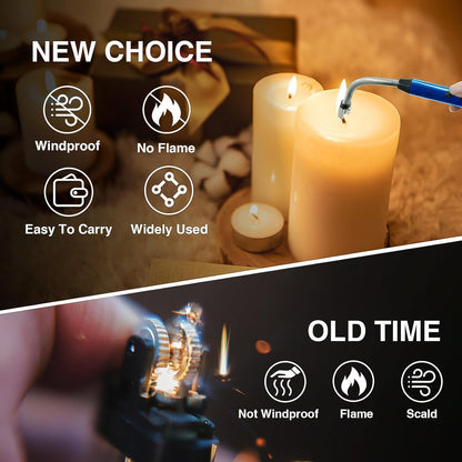Rechargeable Electric Arc Lighter – Safe, Windproof & Eco-Friendly