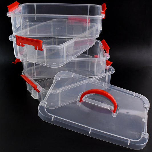 Transparent Multipurpose Plastic Storage Box [4-layer]