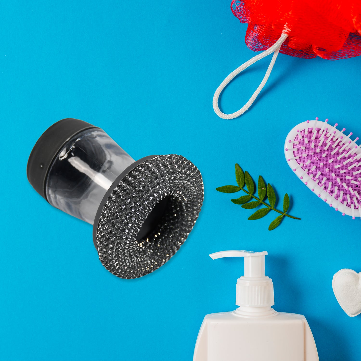 4921 Soap Dispensing Palm Brush Washing Liquid Dish Brush Soap Pot Utensils With Dispenser Cleaning Default Title - Anthro Bazaar