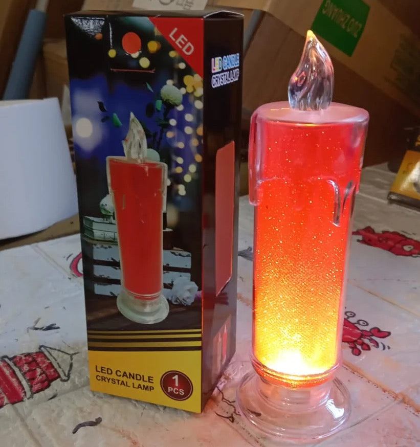 Red LED Flameless Candle