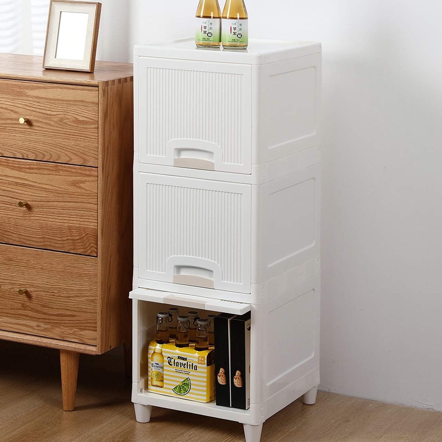 Multipurpose Storage Cabinet Storage Solutions [3 Layers]