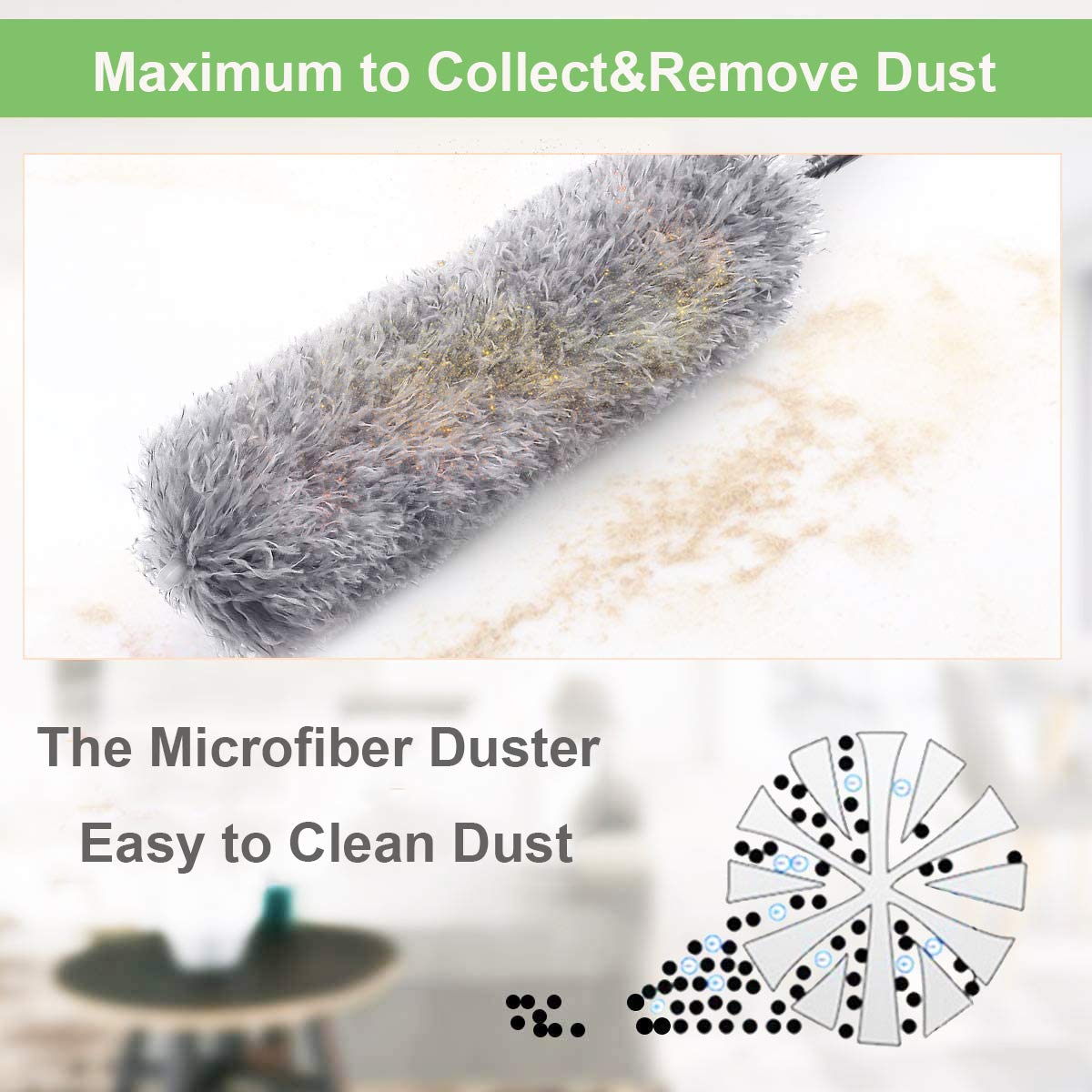 Microfiber Telescoping Duster – Clean High, Low & Everywhere in Between