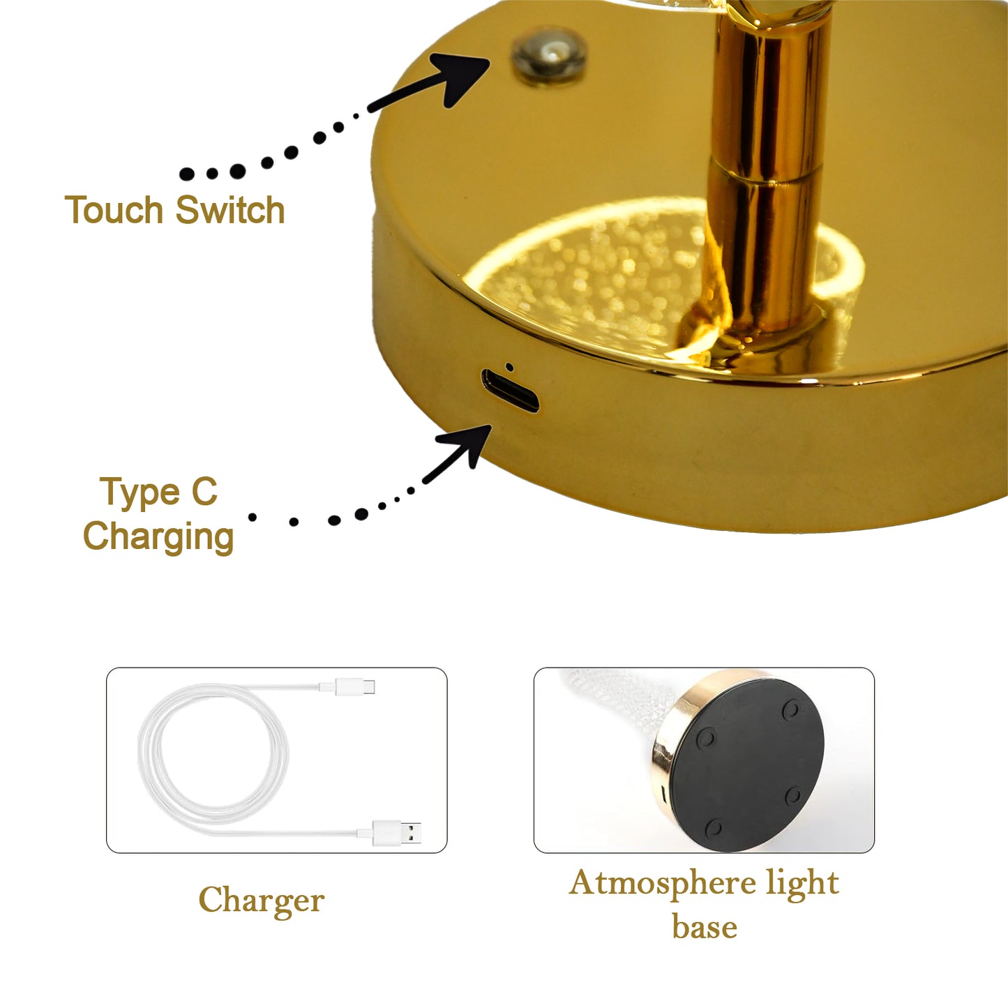 Crystal Sparkle Table Lamp – Elegant Lighting for Every Space