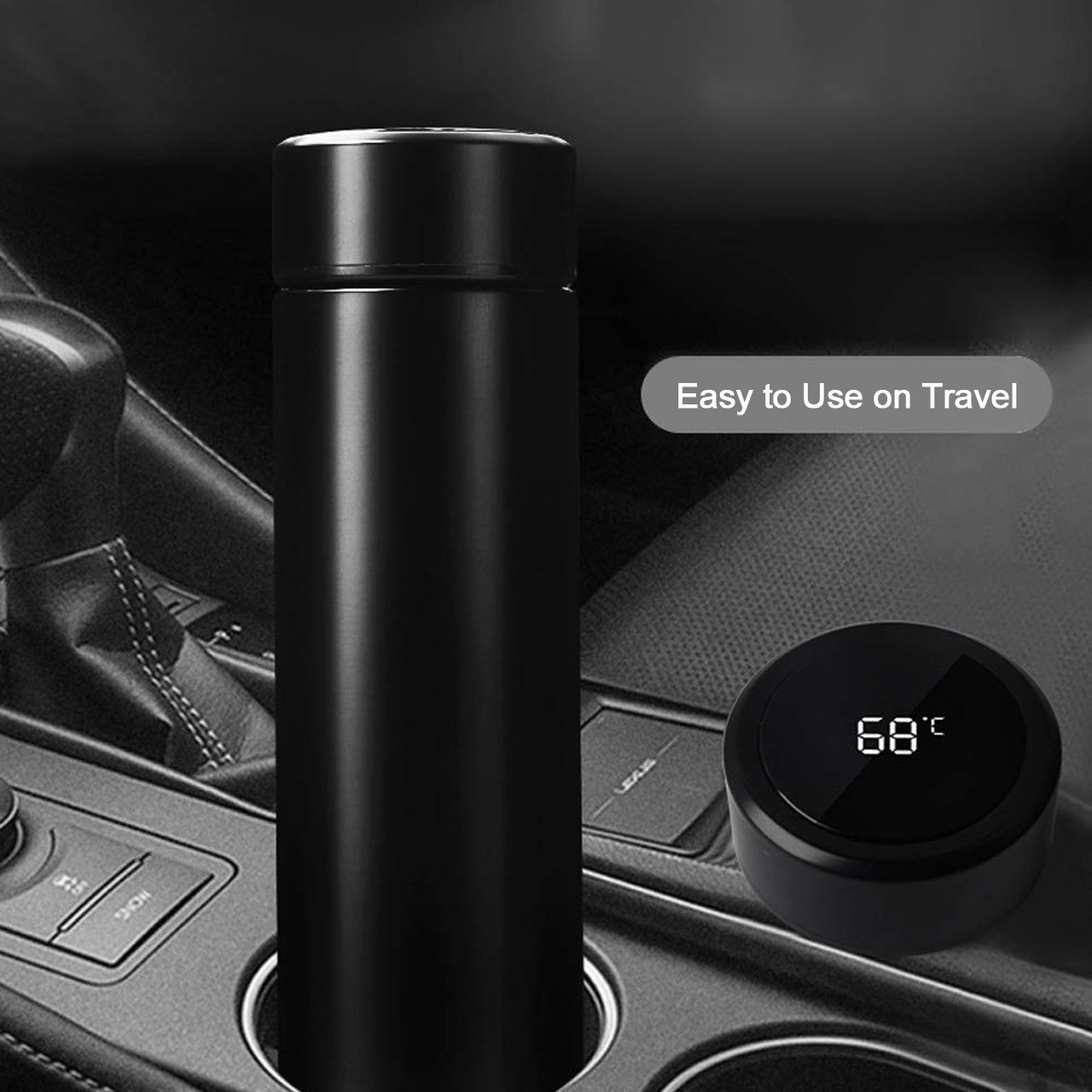 0698 Double Stainless Steel Wall Smart Flask Water Bottle ( B Grade ) Default Title - Anthro Bazaar