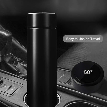 0698 Double Stainless Steel Wall Smart Flask Water Bottle ( B Grade ) Default Title - Anthro Bazaar