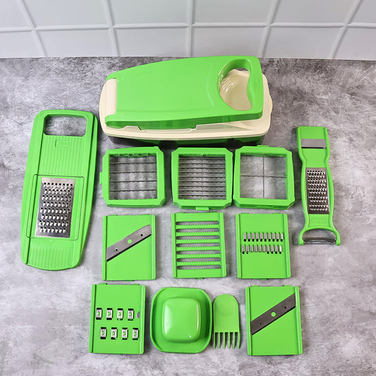 Nicer Dicer Multipurpose Vegetable  Fruit Chopper (14-in-1)