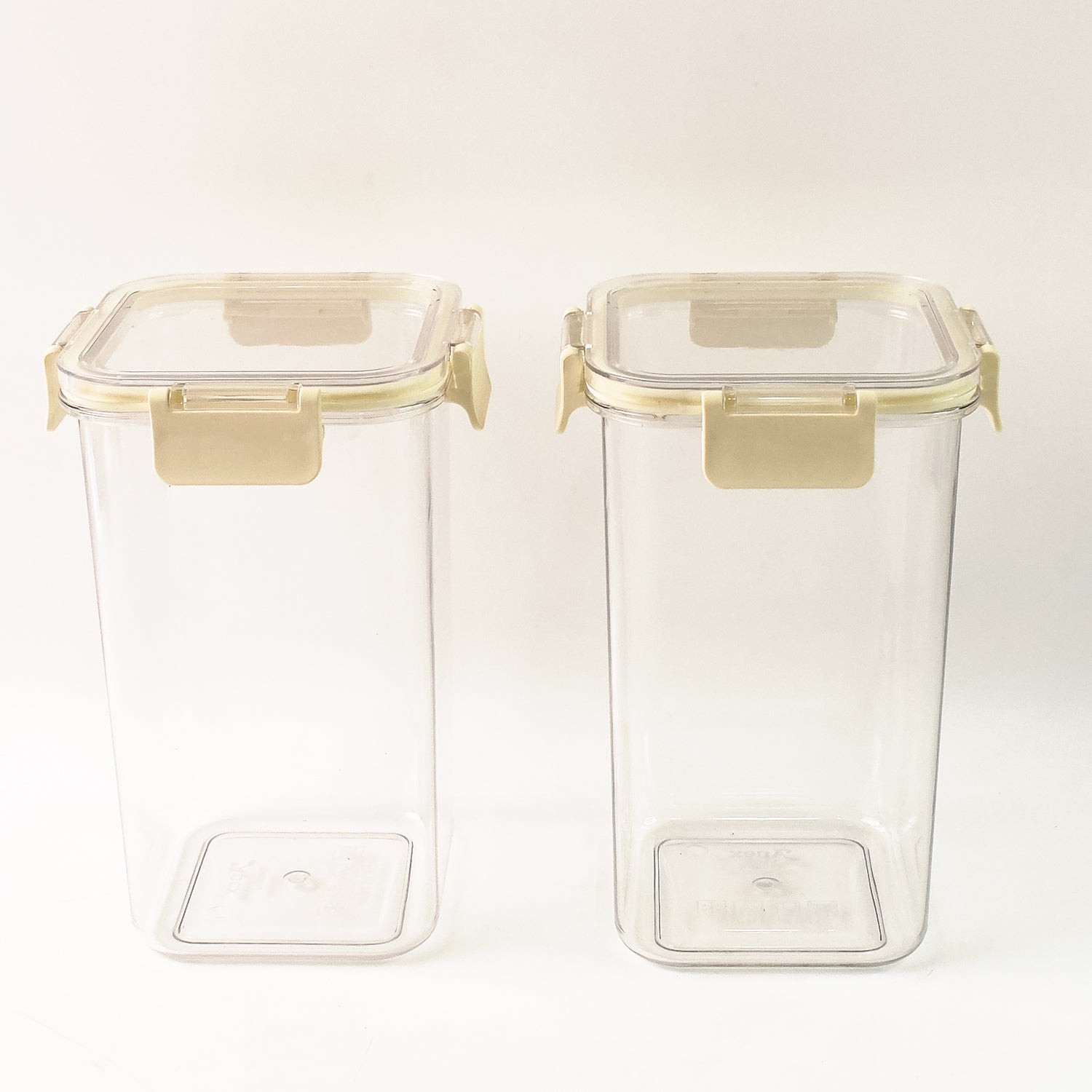 Apex Press N Lock Airtight Kitchen Storage Container Set (2pc1400ml) Approx Default Title - Anthro Bazaar