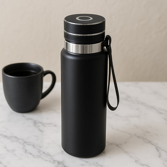 Double Stainless Steel Wall Flask Vacuum Insulated Water Bottle (800 Ml) Default Title - Anthro Bazaar