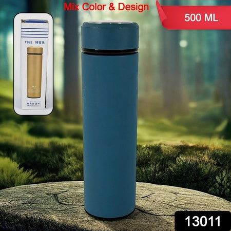 13011unbreakable Stainless Steel Leak Proof Fridge Water Bottle Cold Hot Steel Bottle Leak Proof Office Bottle Gym Home Kitchen Hiking Trekking Travel Bottle (500 Ml) Default Title - Anthro Bazaar