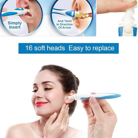 Smart Swab Silicone Easy Earwax Removal With 16 Replacement