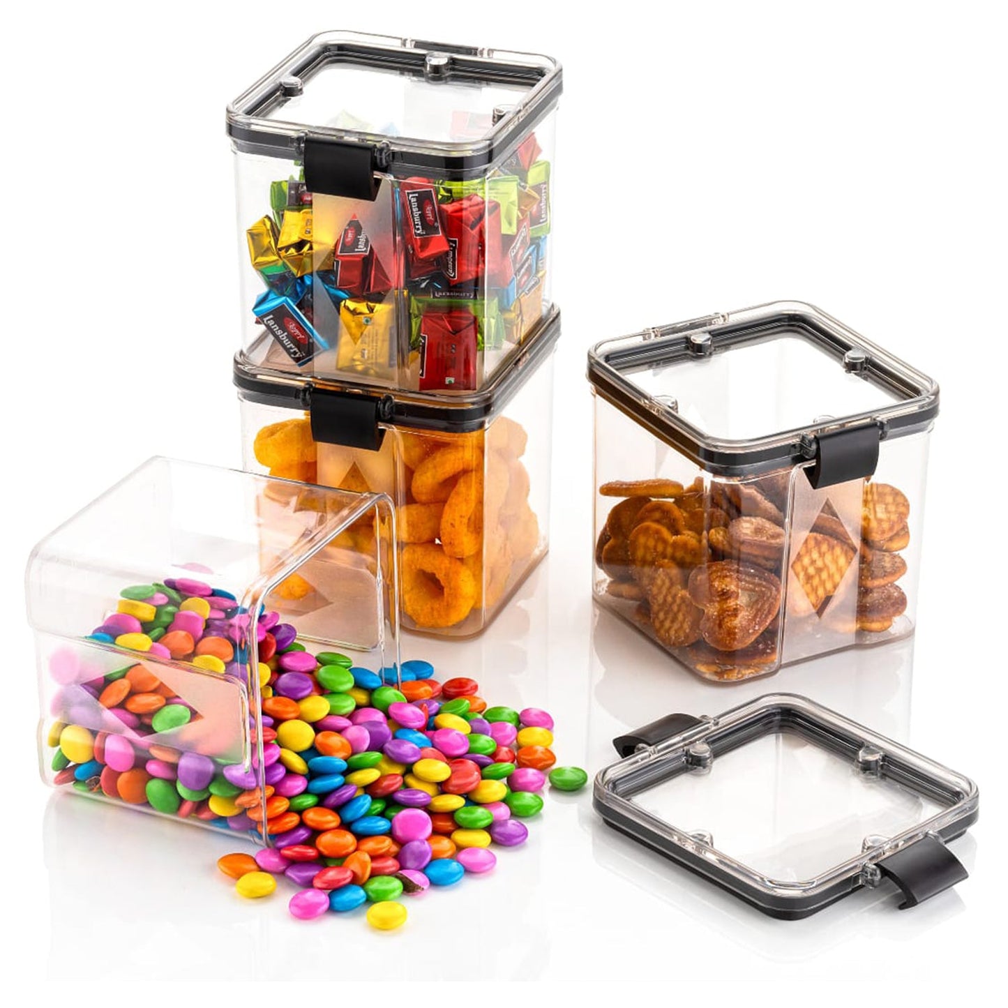 Square Container 700ml [4pc]
