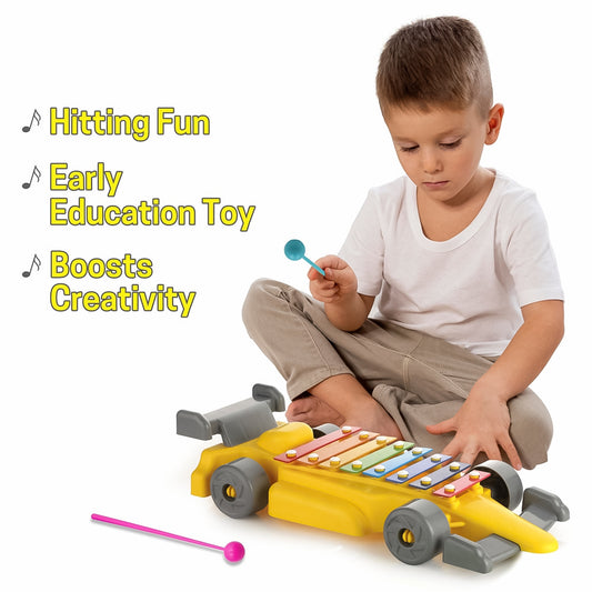 Musical Car Piano Xylophone Toy Plastic Car Xylophone (1 Set) Default Title - Anthro Bazaar