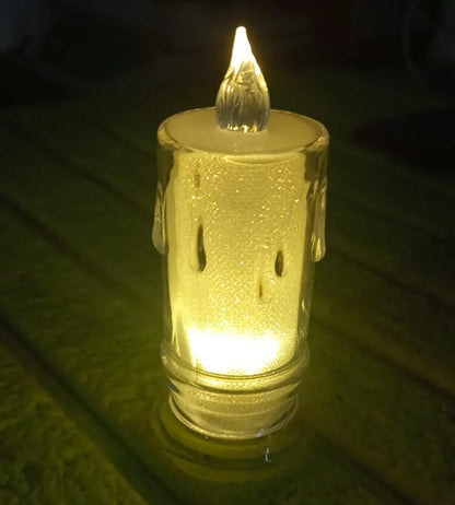Acrylic LED Flameless Candle (1 Pc)