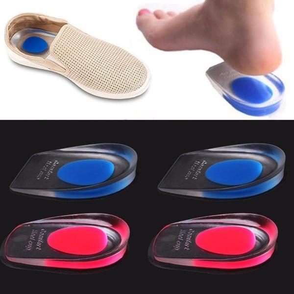 1413 Gel Heel Cups Silicon Heel Pad For Heel Ankle Pain Default Title - Anthro Bazaar