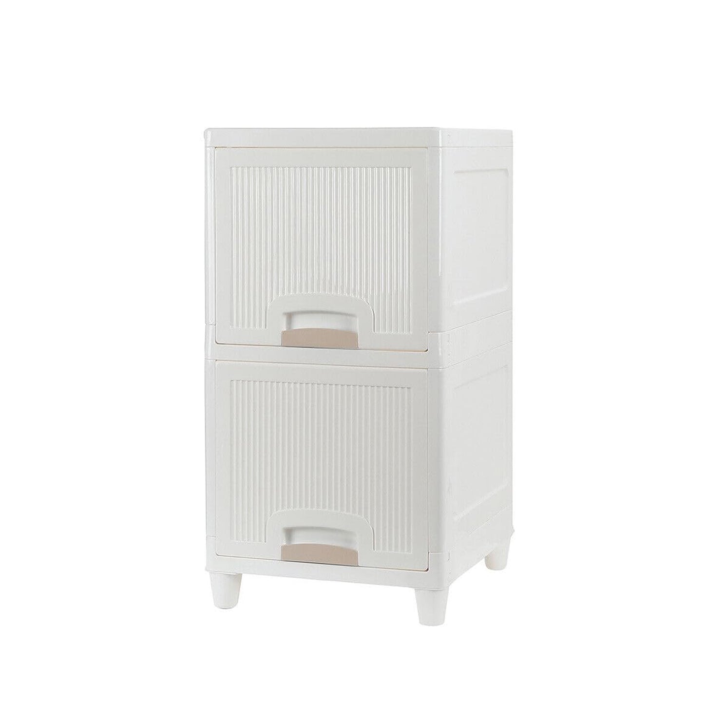 Multipurpose Storage Cabinet Storage Solutions Plastic Drawers Multi Layer Wardrobe Storage Drawers Foldable Multipurpose Drawer Units For Kitchen Bathroom Bedroom Cloth (2 Layer) Default Title - Anthro Bazaar