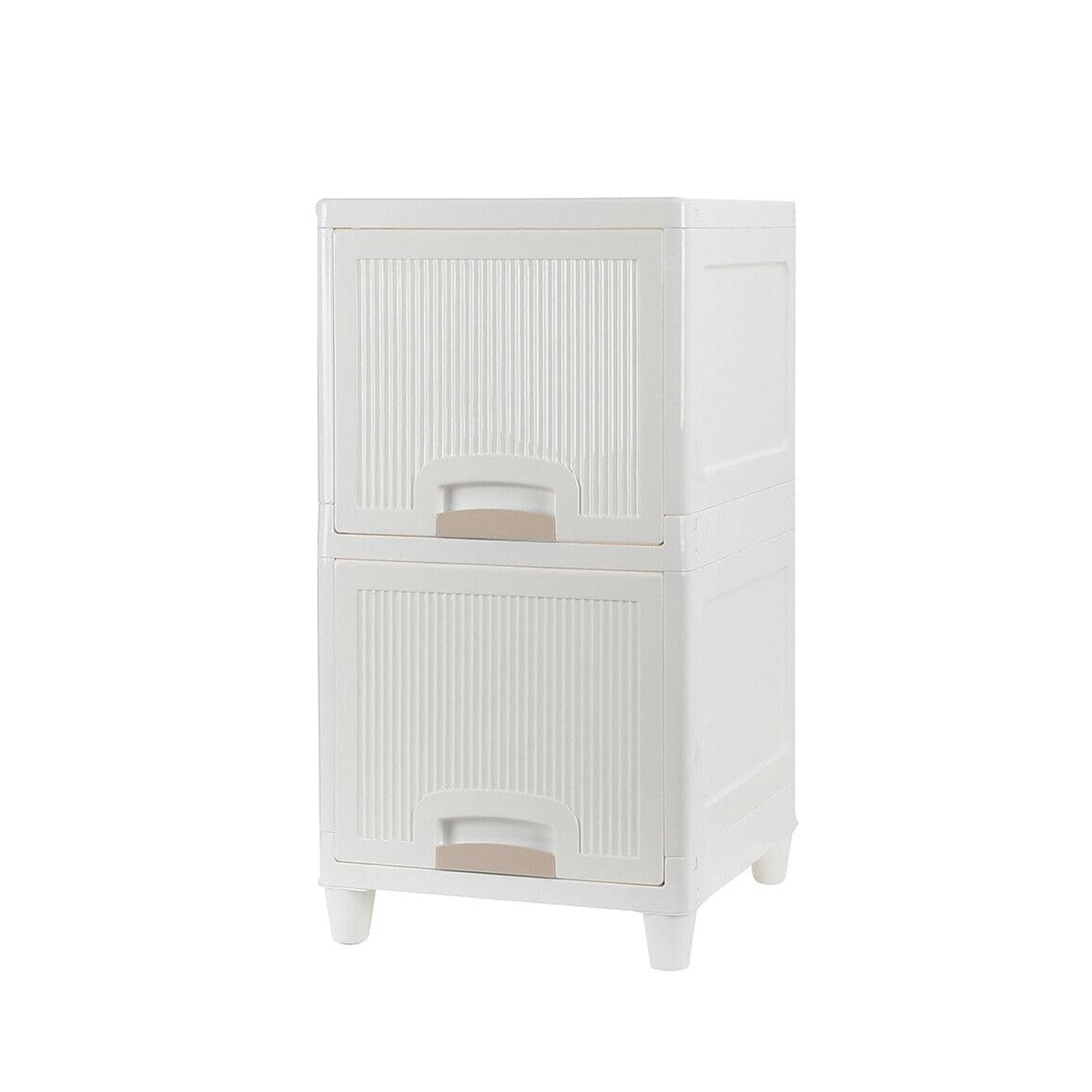 Multipurpose Storage Cabinet Storage Solutions Plastic Drawers Multi Layer Wardrobe Storage Drawers Foldable Multipurpose Drawer Units For Kitchen Bathroom Bedroom Cloth (2 Layer) Default Title - Anthro Bazaar