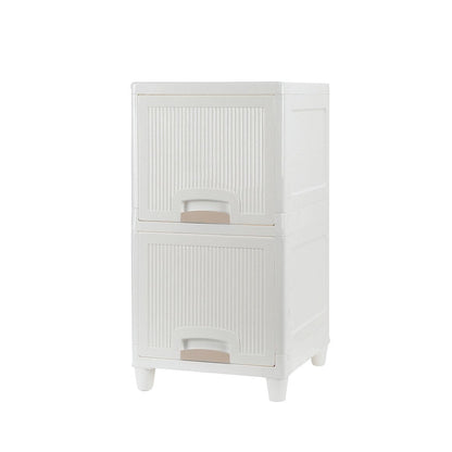 Multipurpose Storage Cabinet Storage Solutions Plastic Drawers Multi Layer Wardrobe Storage Drawers Foldable Multipurpose Drawer Units For Kitchen Bathroom Bedroom Cloth (2 Layer) Default Title - Anthro Bazaar