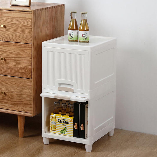 Multipurpose Storage Cabinet Storage Solutions Plastic Drawers Multi Layer Wardrobe Storage Drawers Foldable Multipurpose Drawer Units For Kitchen Bathroom Bedroom Cloth (2 Layer) Default Title - Anthro Bazaar
