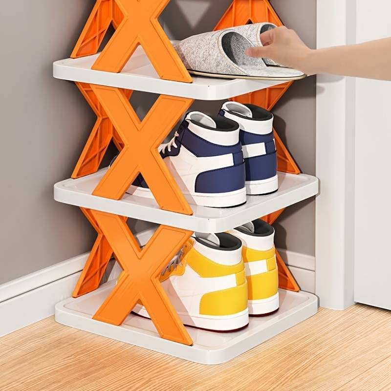 9065 5 Tier Shoes Stand Shoe Tower Rack Suit For Small Spaces Closet Small Entryway Easy Assembly And Stable In Structure Corner Storage Cabinet For Saving Space Default Title - Anthro Bazaar
