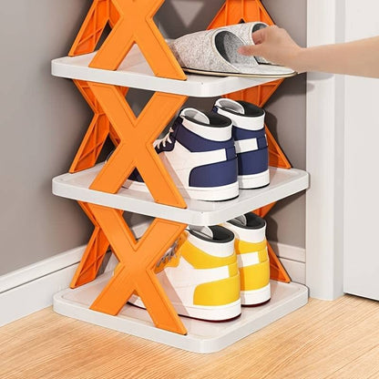 9065 5 Tier Shoes Stand Shoe Tower Rack Suit For Small Spaces Closet Small Entryway Easy Assembly And Stable In Structure Corner Storage Cabinet For Saving Space Default Title - Anthro Bazaar