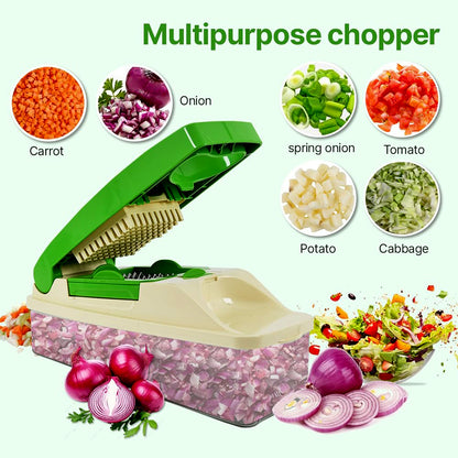 Supermom Quick Nicer Dicer Multipurpose Vegetable Fruit Chopper Default Title - Anthro Bazaar