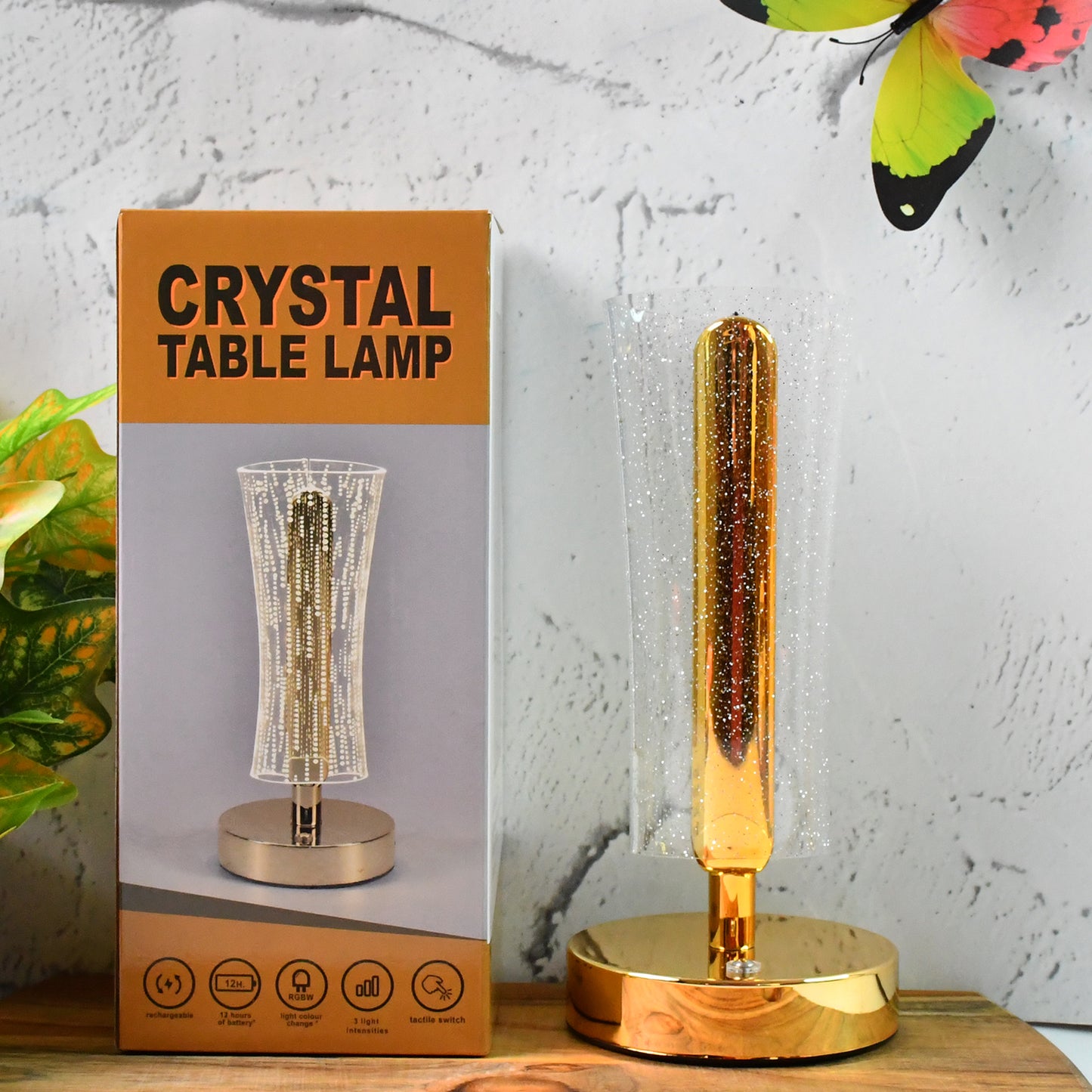 Crystal Sparkle Table Lamp – Elegant Lighting for Every Space