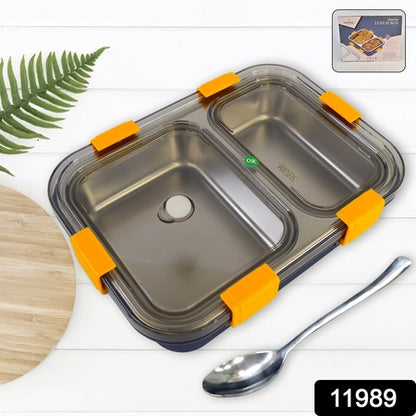 Stainless Steel Lunch Box With Spoon