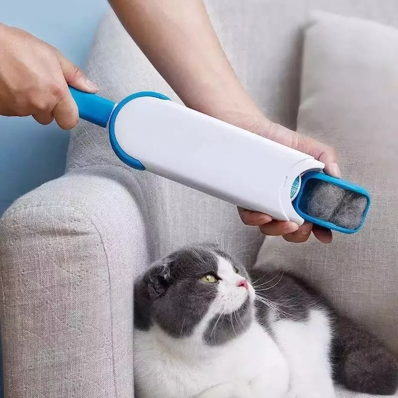 Pet Hair Remover Brush | Double-Sided Self-Cleaning & Reusable Lint Cleaner