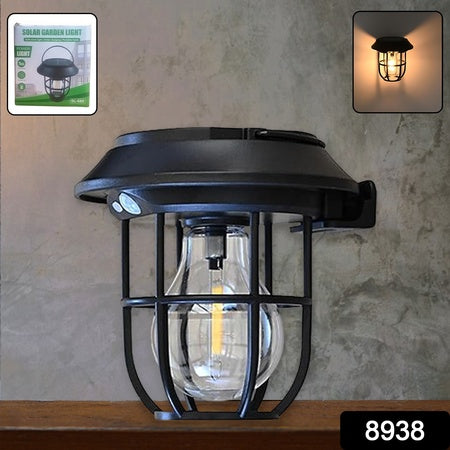 Solar Lantern Wall Lights Fixtures With Motion Sensor (1 Pc)